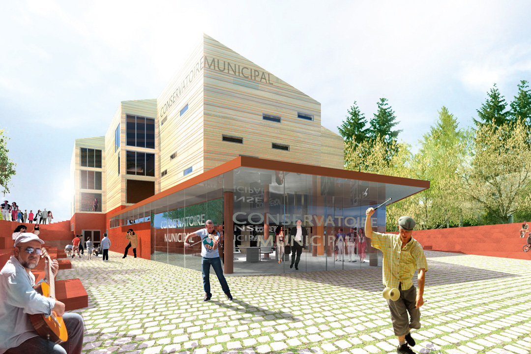 Projet de centre culturel à Olivet