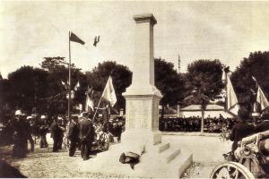 L’inauguration du monument aux Morts le 31 juillet 1921
