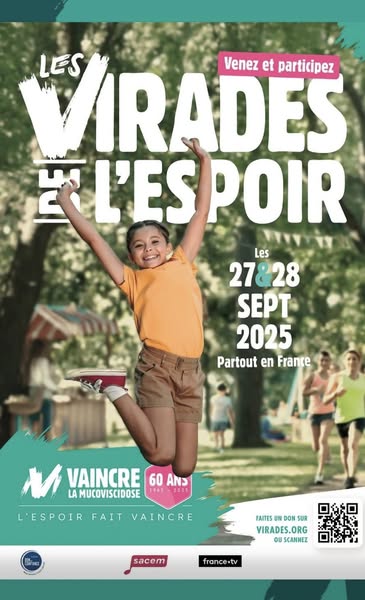 Affiche les Virades de l'espoir