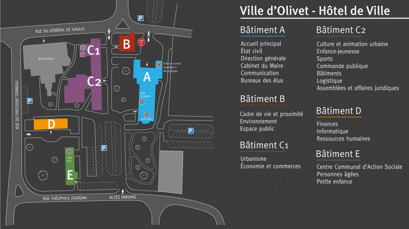 Plan de l'Hôtel de ville