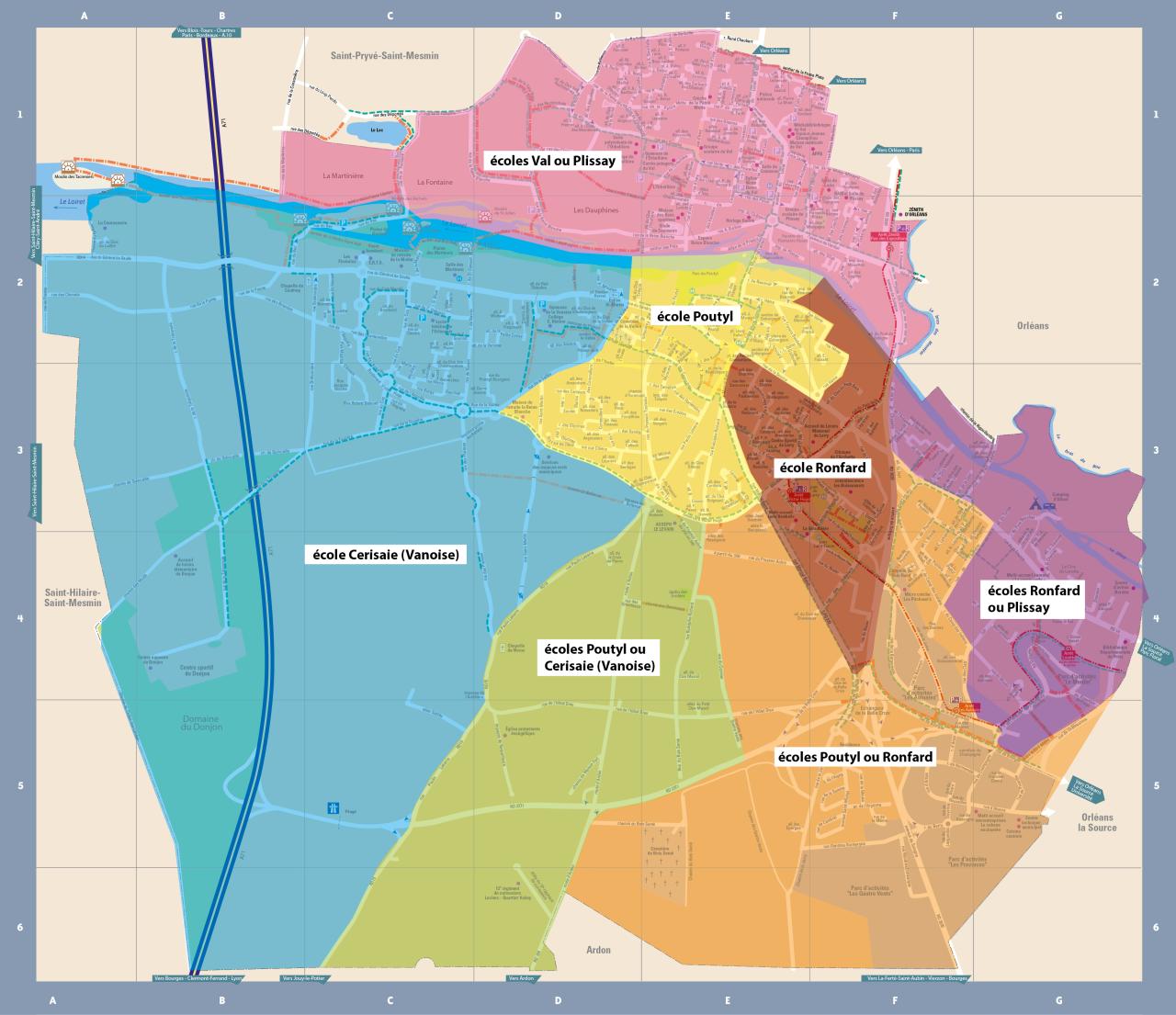 Carte scolaire 2023