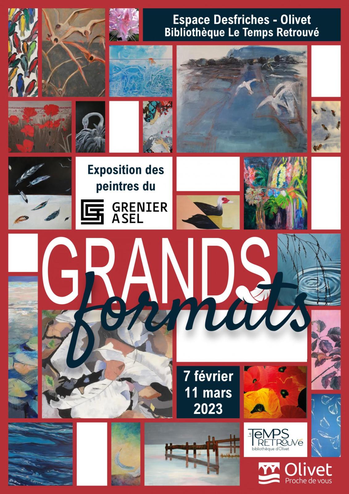 Affiche exposition Grands Formats