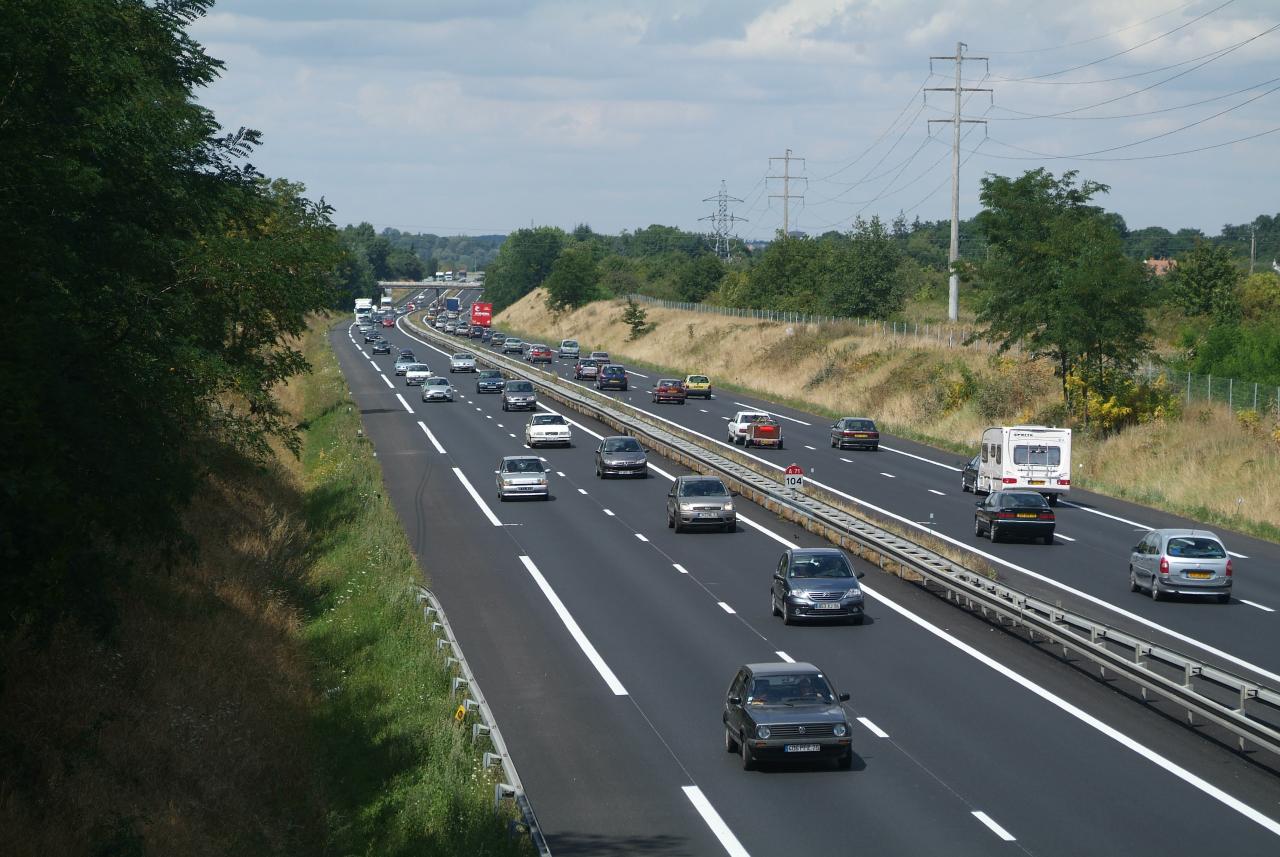 Réseau routier à Olivet