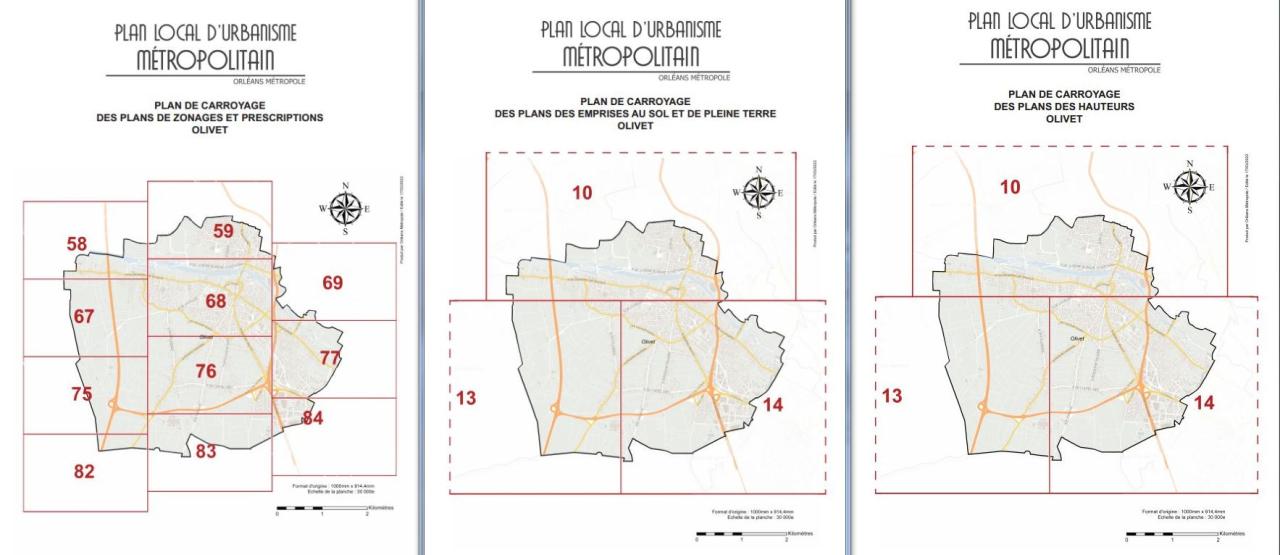 Plans carroyage