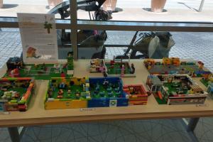 Photo de la maquette en Lego