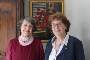 Portrait de Michèle et Arlette souriant