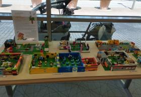 Photo de la maquette en Lego
