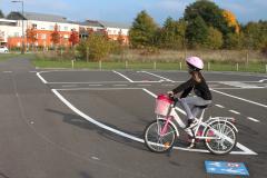 Piste d'apprentissage à vélo