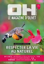 couverture du Oh magazine avec un papillon colibris dessus