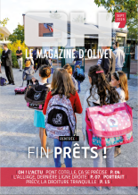 Couverture du OH de septembre avec des enfants de dos portant des cartables